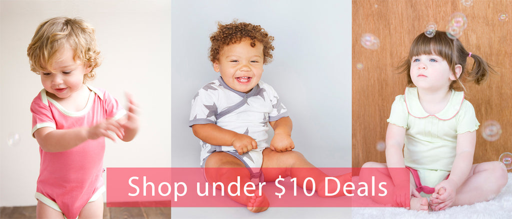 Shop Babysoy Under $10 bodysuits, rompers, and baby tees