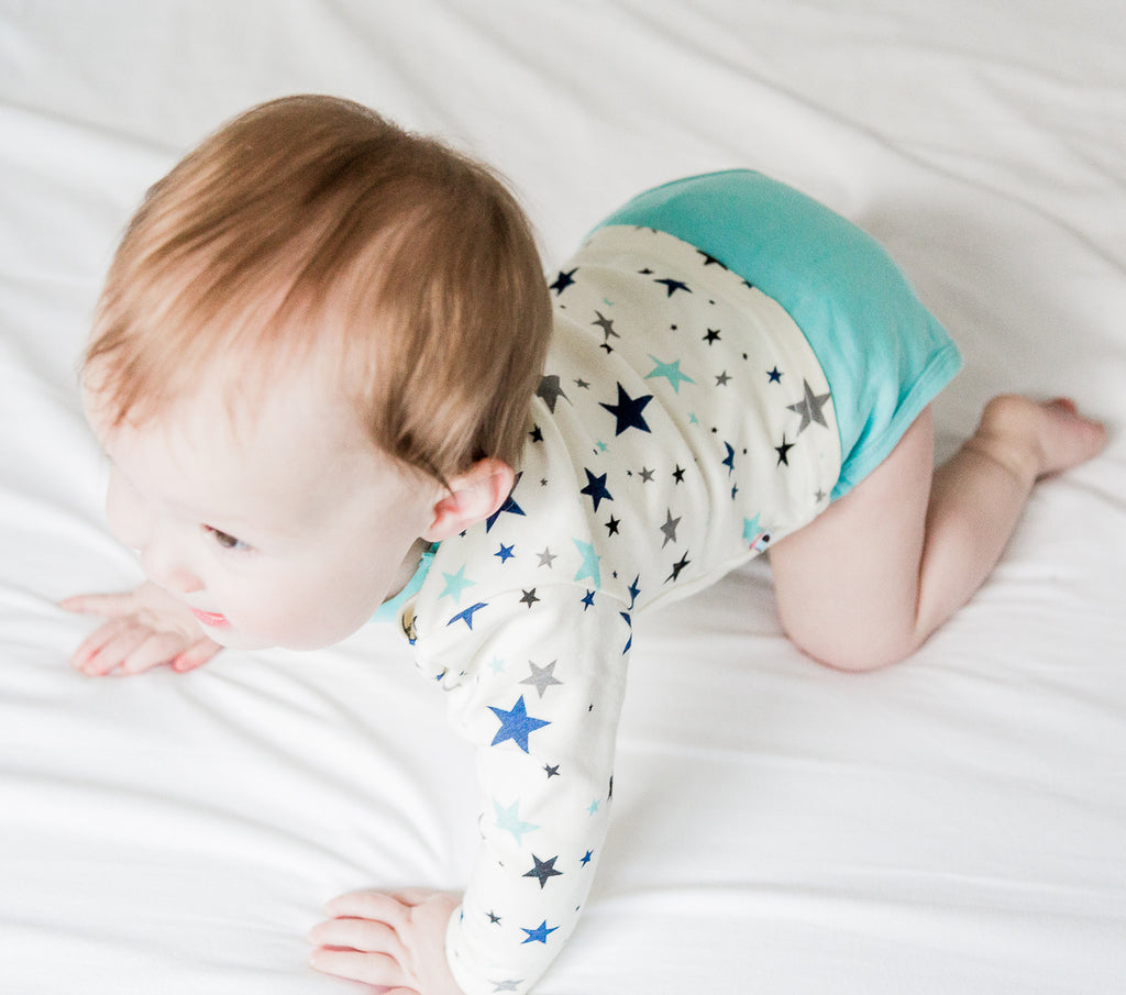 Baby Unisex star long sleeve tee bodysuit onesie