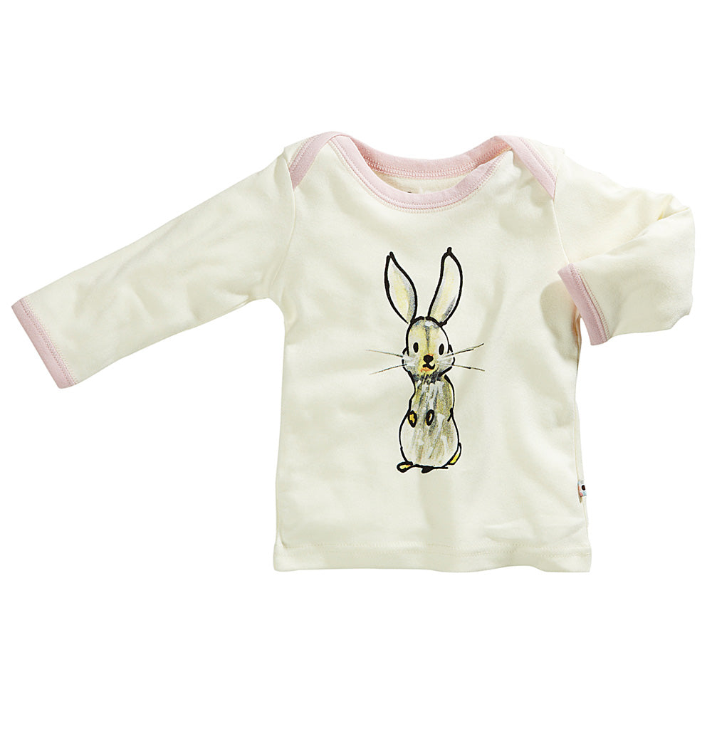 Babysoy x Jane Goodall - Rabbit Collection long sleeve tee toddler t shirt