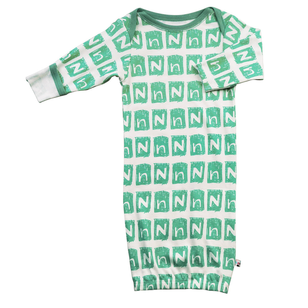 Alphabet Gown/Sleep Sacks