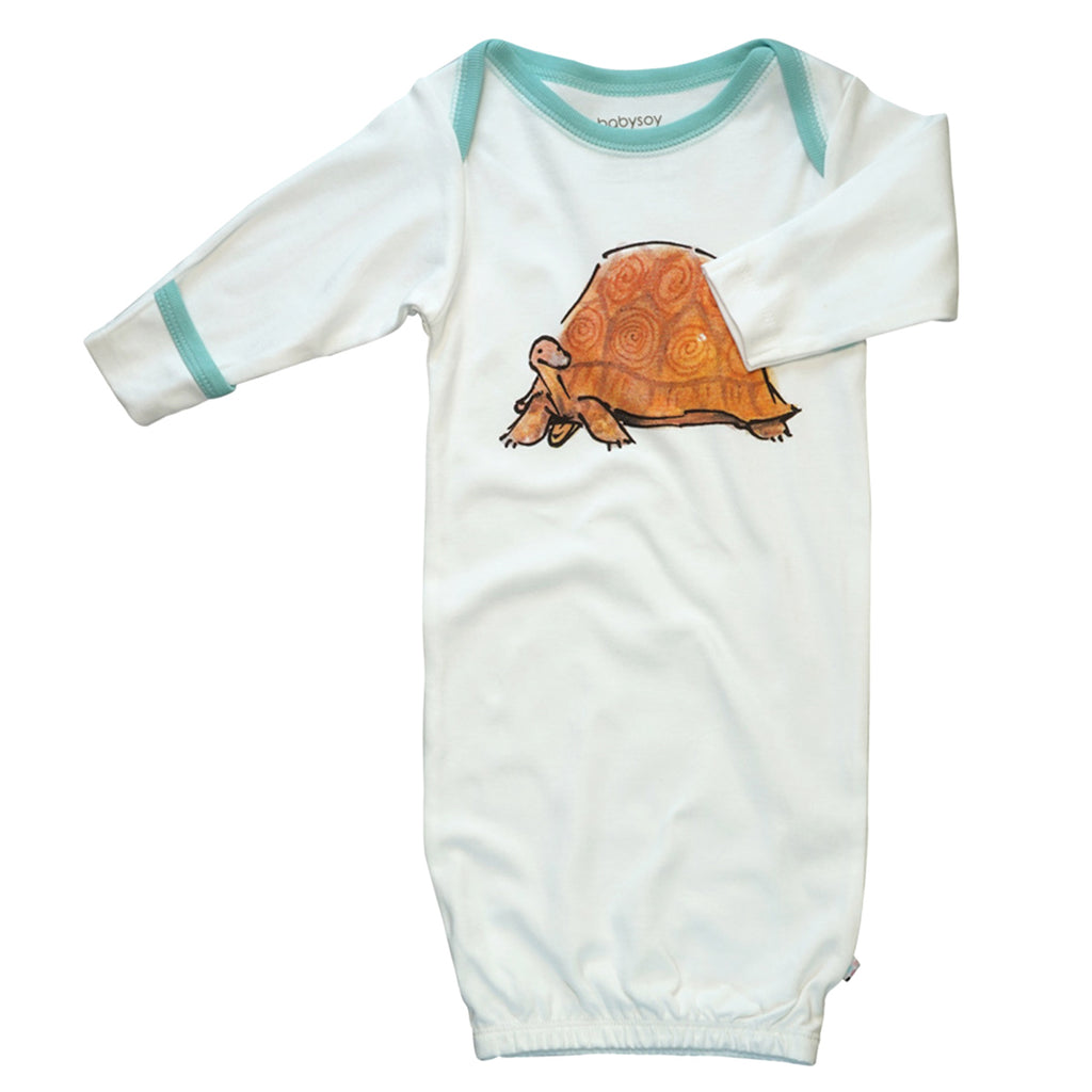 Jane Goodall baby newborn sleeper gown sleep sack Tortoise Collection