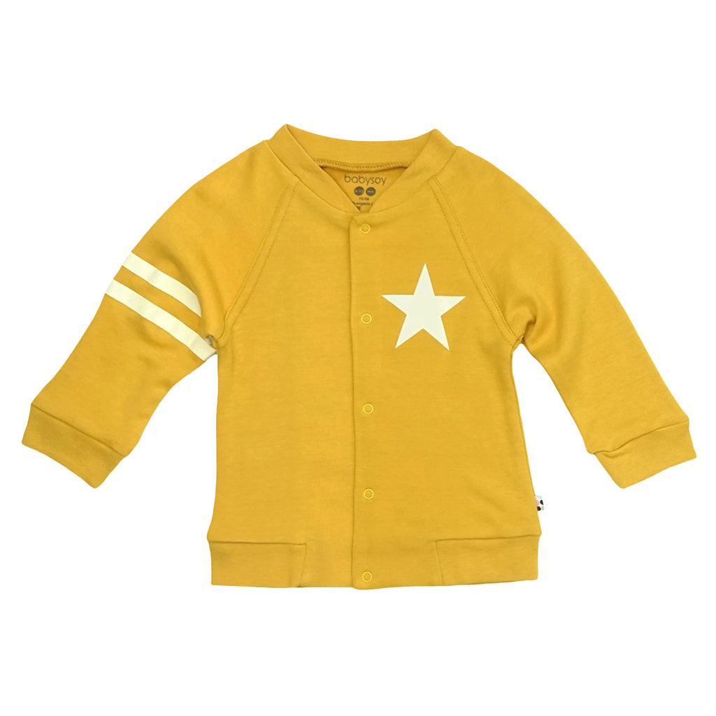 Baby & Toddler All-Star Varsity Bomber Jacket 12-24 Months mustard