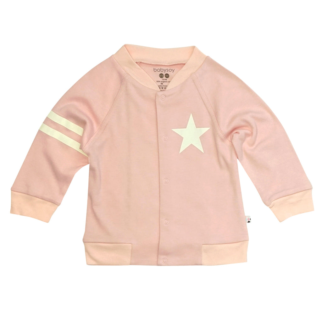 Baby & Toddler All-Star Varsity Bomber Jacket 12-24 Months peony pink