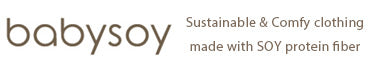 babysoy - sustainablle & comfy baby toddler clothes made with soybean protein fiber