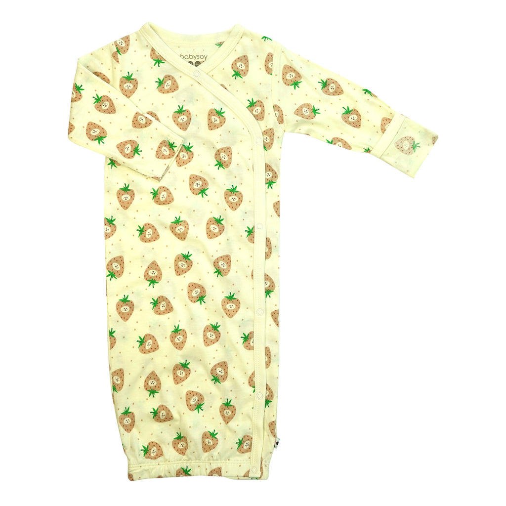 Organic Baby Lightweight Kimono Gown Sleeper Sacks for newborn