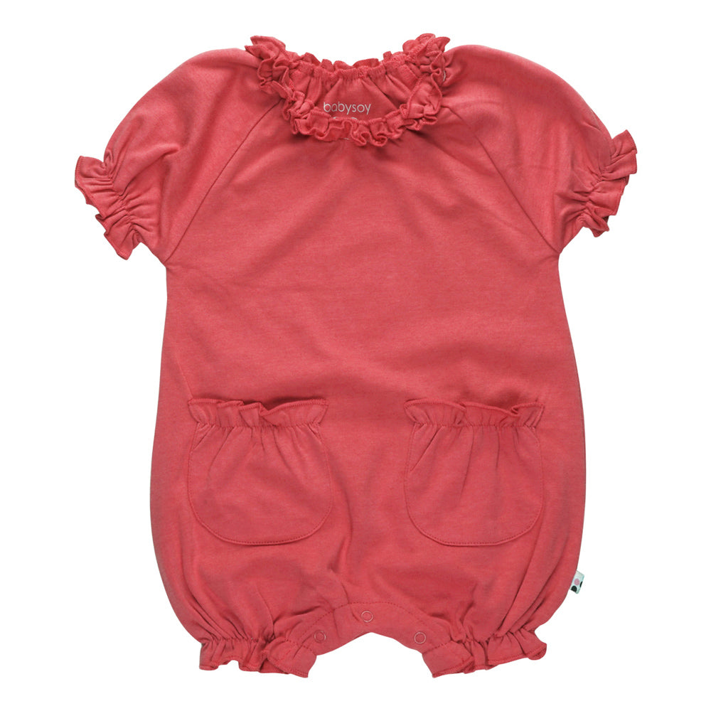 Baby princess Bubble Summer Romper red