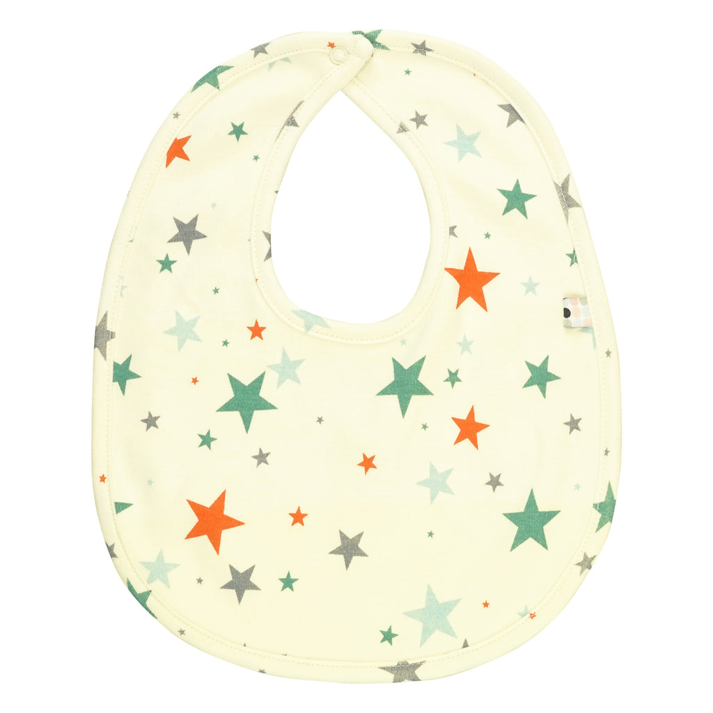 Star print double layer absorbent drool Bibs Mix 7