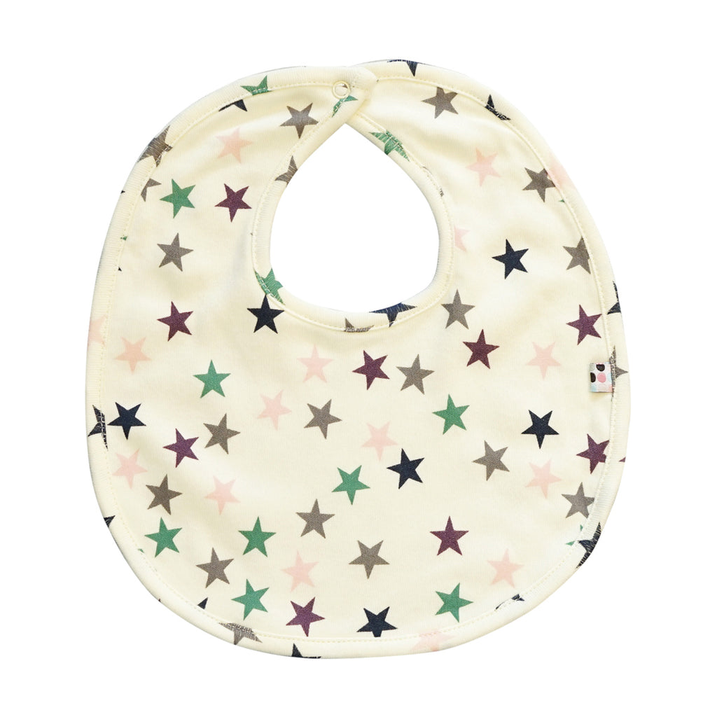 Star print double layer absorbent drool Bibs Mix 1
