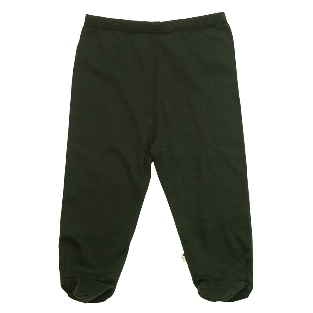 Modern Solid Colored Footie Pants
